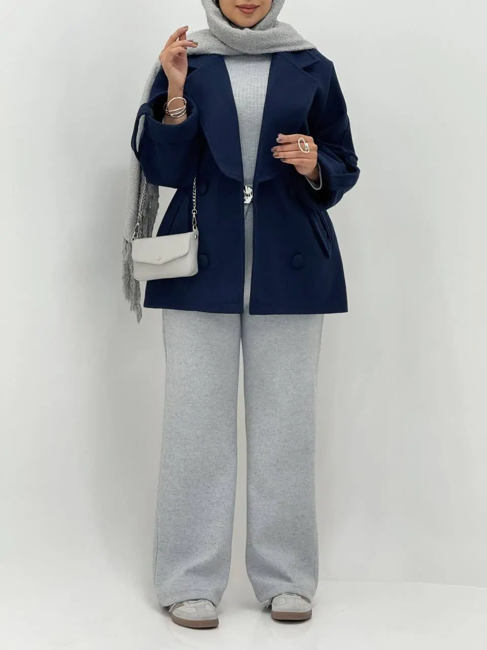 3806-پالتو آستردار آهو